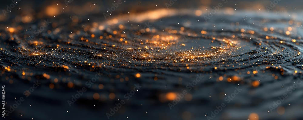 Poster galaxy abstract background concept. a mesmerizing swirl of colors and light in a cosmic galaxy forma