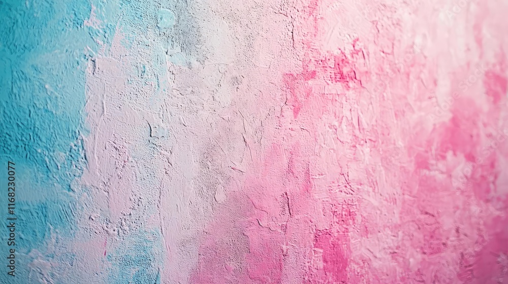 Poster grungy abstract background idea. a vibrant texture blending pastel colors of pink and blue, perfect 