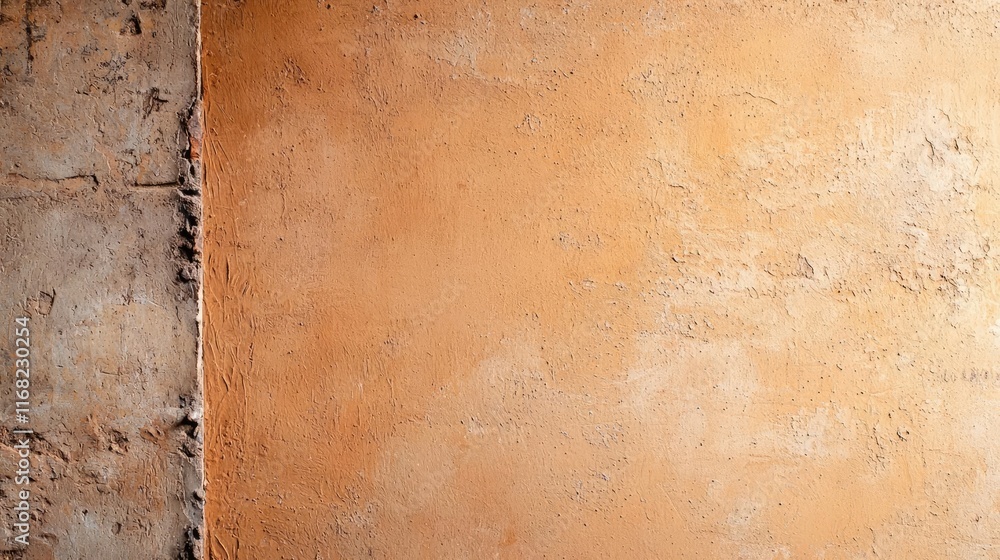 Poster grungy abstract background idea. textured wall surface showcasing warm, earthy tones and rustic char
