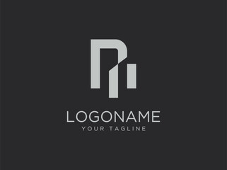 Fototapeta premium letter BM real estate logo design vector