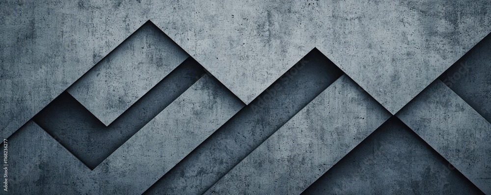 Aufkleber Grungy abstract background idea. Stylish geometric pattern with layered textures in a modern design.