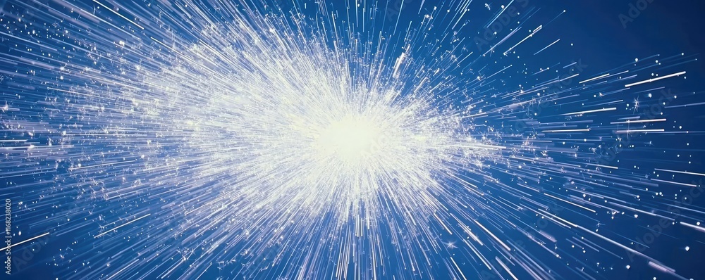 Poster Burst abstract background concept. Dynamic burst of light representing innovation and technological advancement.