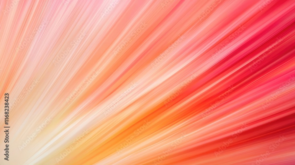 Poster Burst abstract background concept. Vibrant abstract background with soft gradients and motion blur effects in pastel colors.