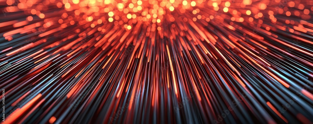 Poster burst abstract background concept. abstract digital background showcasing vibrant red and black line