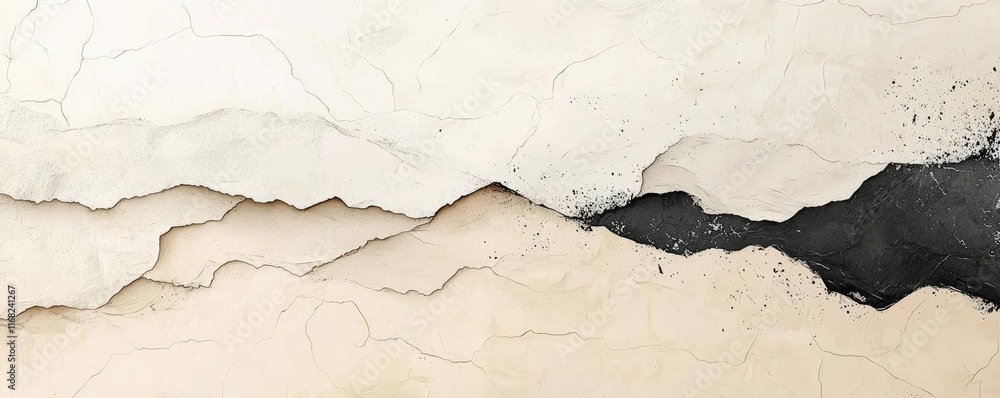 Poster Grungy abstract background idea. Abstract monochrome art with textured layers and contrasting colors for modern design.