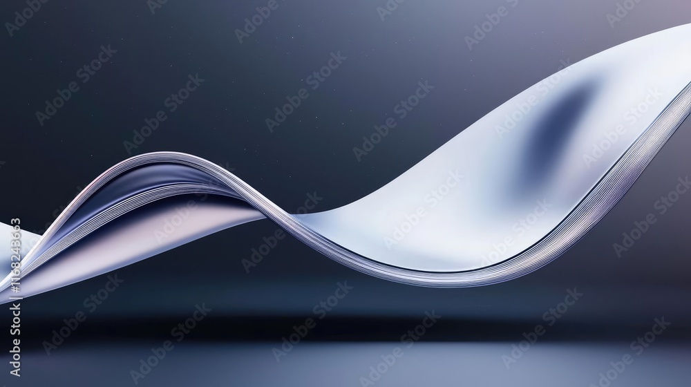 Poster Galaxy abstract background concept. Abstract design of flowing curves in smooth, elegant waves with a sleek appearance.