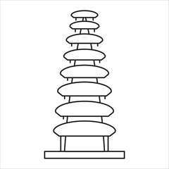 Pura icon outline vector