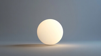 A single glowing orb floats in a dark void, symbolizing mystery, solitude, and the infinite, with space on the side to suggest the vast unknown and chaotic forces beyond its luminous presence

