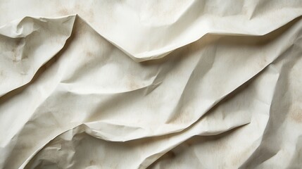 Obraz premium Textured old paper with brown stains and creases for a vintage look