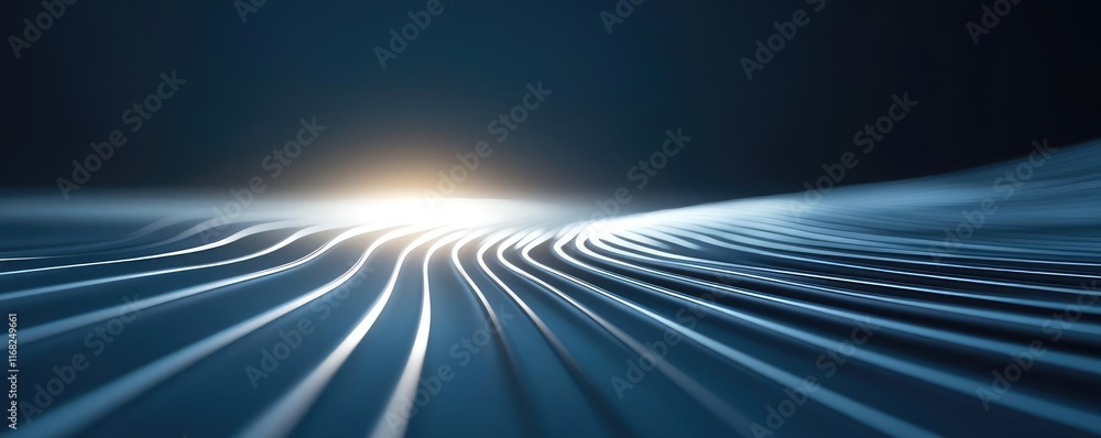 Poster Galaxy abstract background concept. Abstract waves of light create a futuristic and dynamic visual experience.