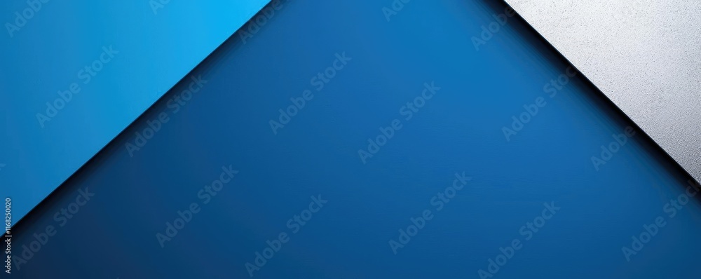 Aufkleber Grungy abstract background idea. Abstract geometric shapes in blue and silver create a modern background design.