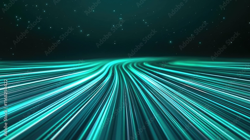Aufkleber Galaxy abstract background concept. Abstract neon light streaks create a dynamic, futuristic visual effect.