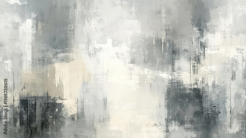 Poster grungy abstract background idea. abstract grey and white art piece with textured layers and soft ton