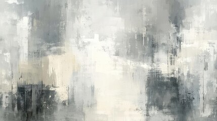 Obraz premium Grungy abstract background idea. Abstract grey and white art piece with textured layers and soft tones for modern decor.