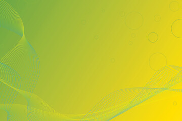 abstract green background with wave lines