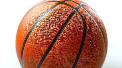 Obraz premium Basketball Texture Close-up Shot