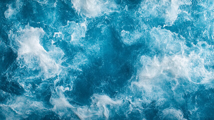 Banner background featuring calm ocean surface with gentle waves, soft blue sky creating a tranquil and serene atmosphere symbolizing peace, clarity, and harmony in nature

