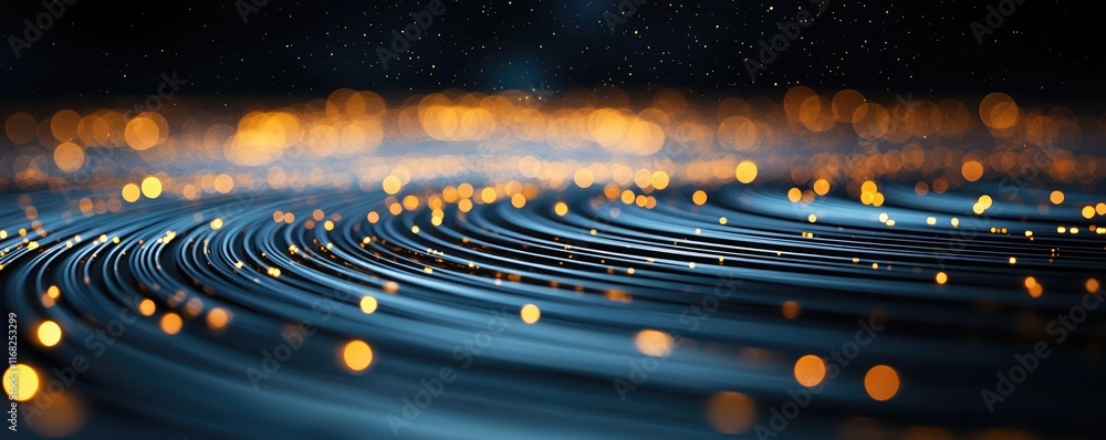 Aufkleber Galaxy abstract background concept. An abstract image of swirling patterns with glowing lights creating a mesmerizing effect.