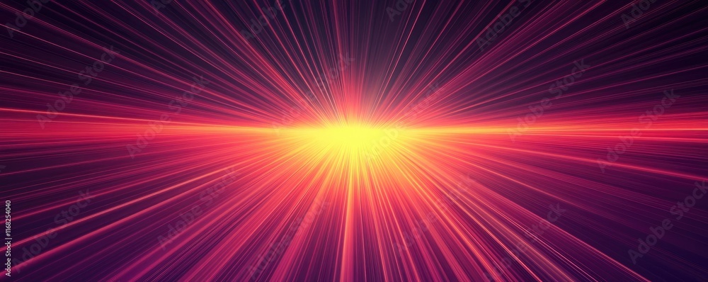 Aufkleber burst abstract background concept. vibrant light rays radiate from a central point, creating a stunn
