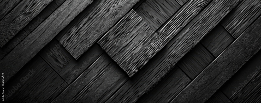 Poster grungy abstract background idea. a stylish black wooden texture featuring a woven pattern for modern