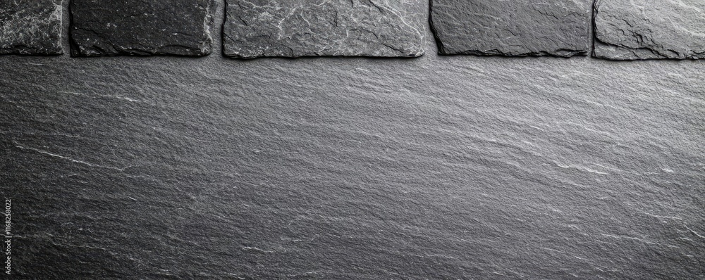 Aufkleber grungy abstract background idea. textured black slate surface ideal for background and design projec