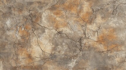 Cracked dry earth texture with brown and tan tones for a rustic, natural feel