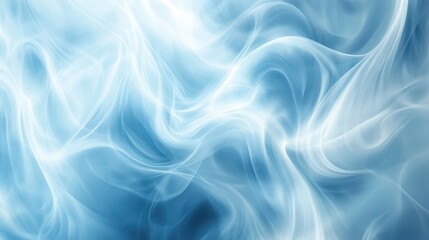 Obraz premium Abstract swirling clouds in shades of blue and white with soft transitions