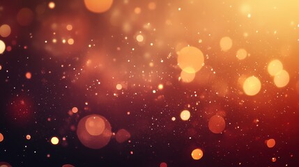 Golden glitter background with soft bokeh and warm hues creating a festive vibe