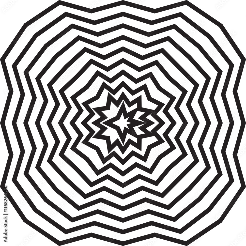 Poster round meander border. decoration element pattern. braid and rope ornament and motif pattern for bann