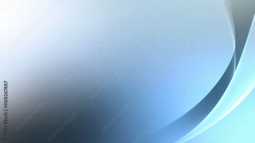 Aufkleber a smooth, abstract gradient design featuring soft blue tones.