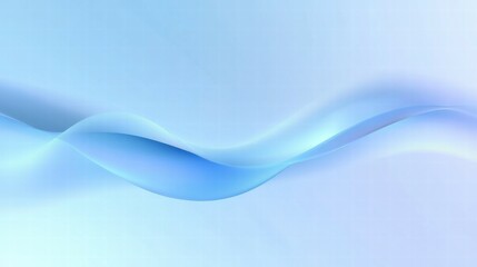 A smooth gradient of blue waves creating a calming and serene background.