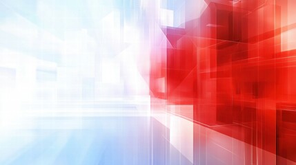 Abstract digital background with red and blue hues, conveying motion and energy.