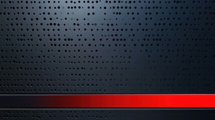 Abstract graphic design with a dark background and a red accent line.