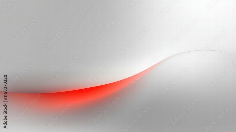 Aufkleber Abstract design featuring smooth gradients and a subtle red accent on a light background.