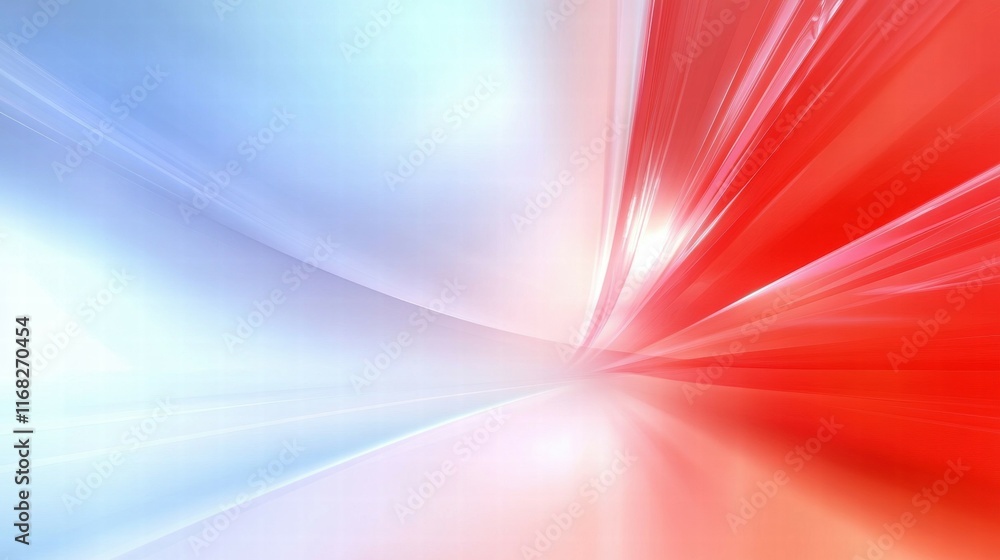 Aufkleber Abstract gradient image with red and blue hues creating a dynamic, flowing effect.