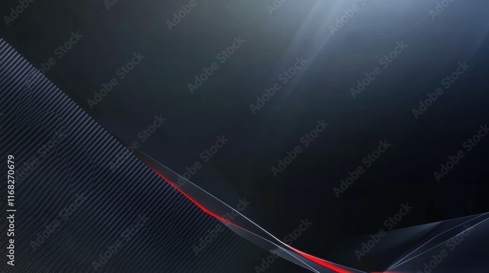 Poster Abstract design featuring smooth curves and gradients in a dark background.
