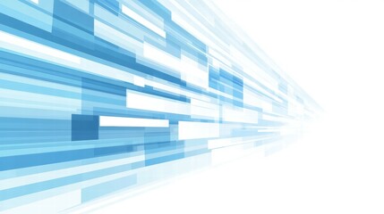 Abstract blue lines creating a sense of motion and depth.