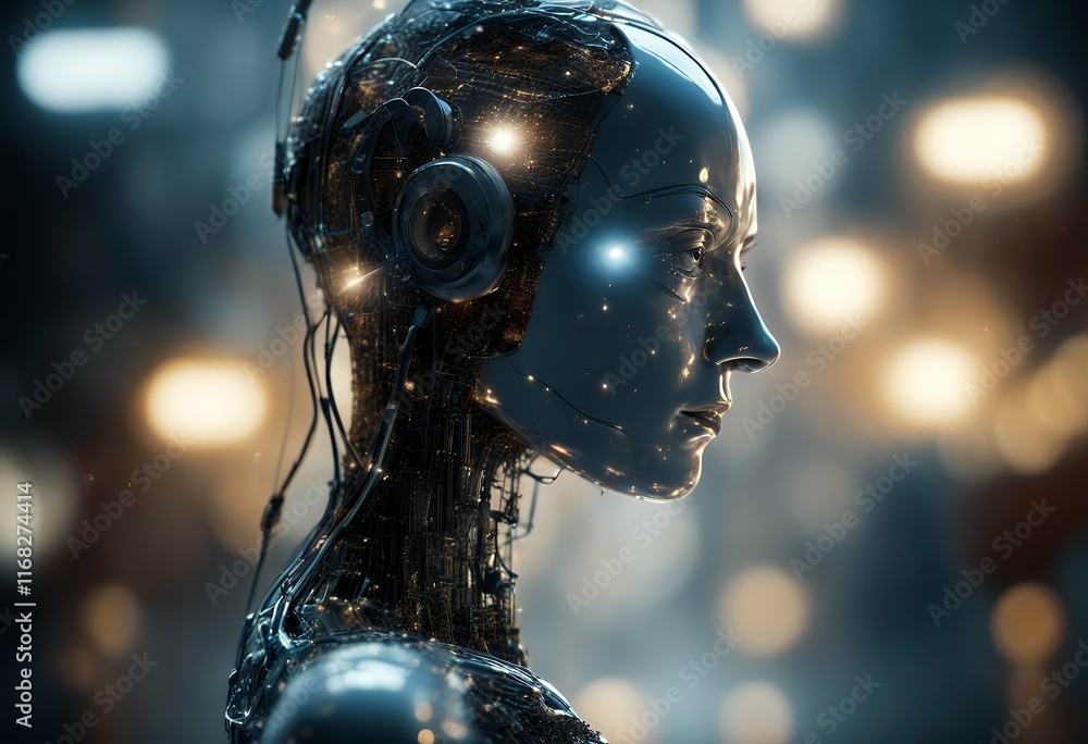 Poster concept dimension artificial communication intelligence network human new