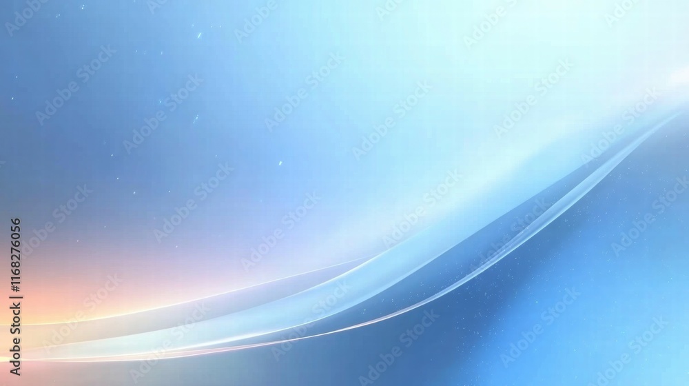 Poster A soft gradient background featuring light blue and white hues, creating a serene atmosphere.