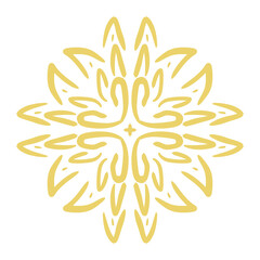 hand drawn circular pattern traditional motif oriental of chinese new year