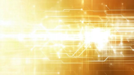 Abstract digital background with glowing lines and light effects.