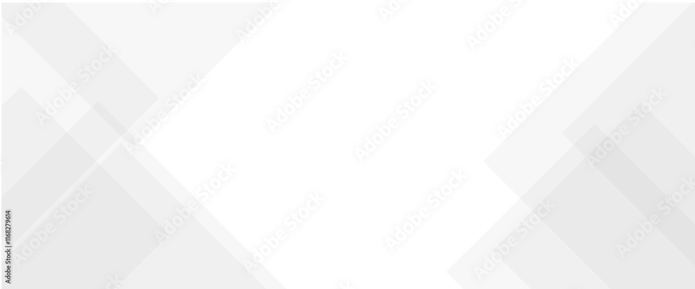 Poster vector white and gray overlap triangle geometric technology pattern. triangle and geometric square s