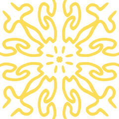 hand drawn circular pattern traditional motif oriental of chinese new year