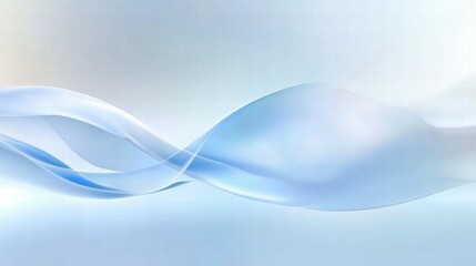 Abstract blue and white wave design creating a serene and calming visual effect.