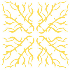 hand drawn circular pattern traditional motif oriental of chinese new year