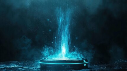 Futuristic Mystical Energy Platform