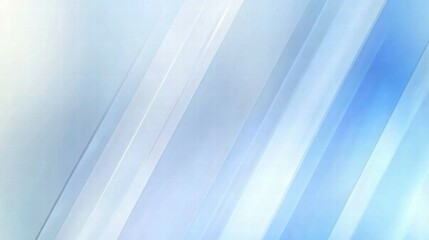 Obraz premium Abstract blue and white diagonal lines creating a soft, modern background.