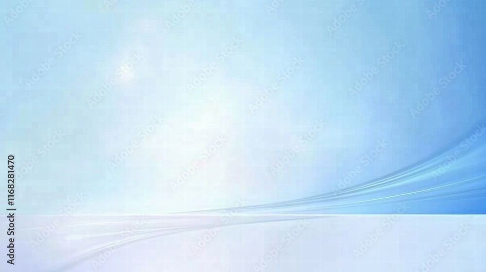 Poster a soft gradient background with light blue tones, ideal for presentations or digital content.