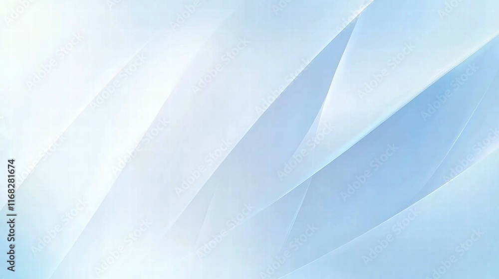 Poster a soft, abstract blue background with smooth, flowing shapes.
