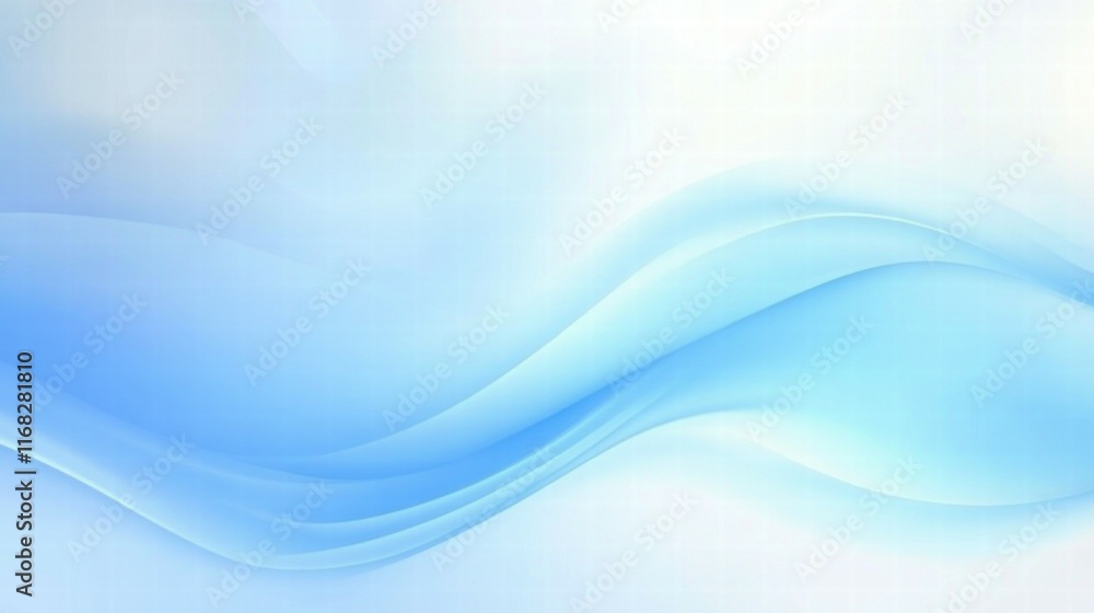Poster a smooth, flowing gradient of light blue hues, creating a calming and serene background.